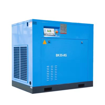 Ηλεκτρικός 55kw 100hp 10m3/min 8bar αεροσυμπιεστής περιστρεφόμενος συμπιεστής αερίου BK55-8G